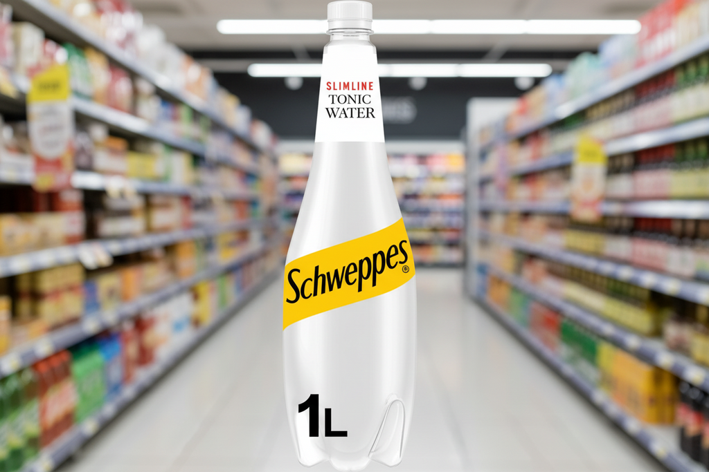 12 x Schweppes Slimline Tonic Water 1L