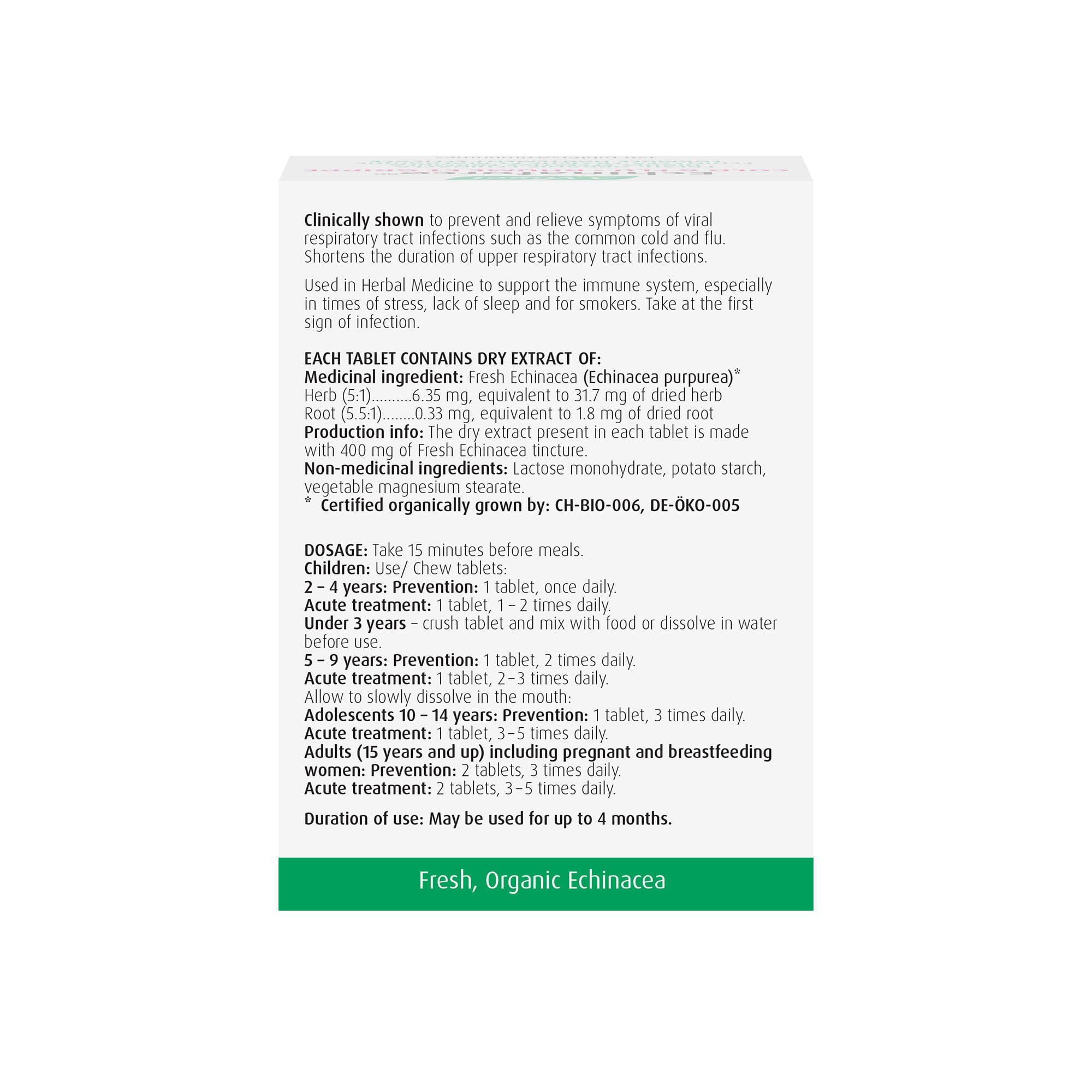 A Vogel Echinaforce 120 CT - Immune Support & Cold Relief