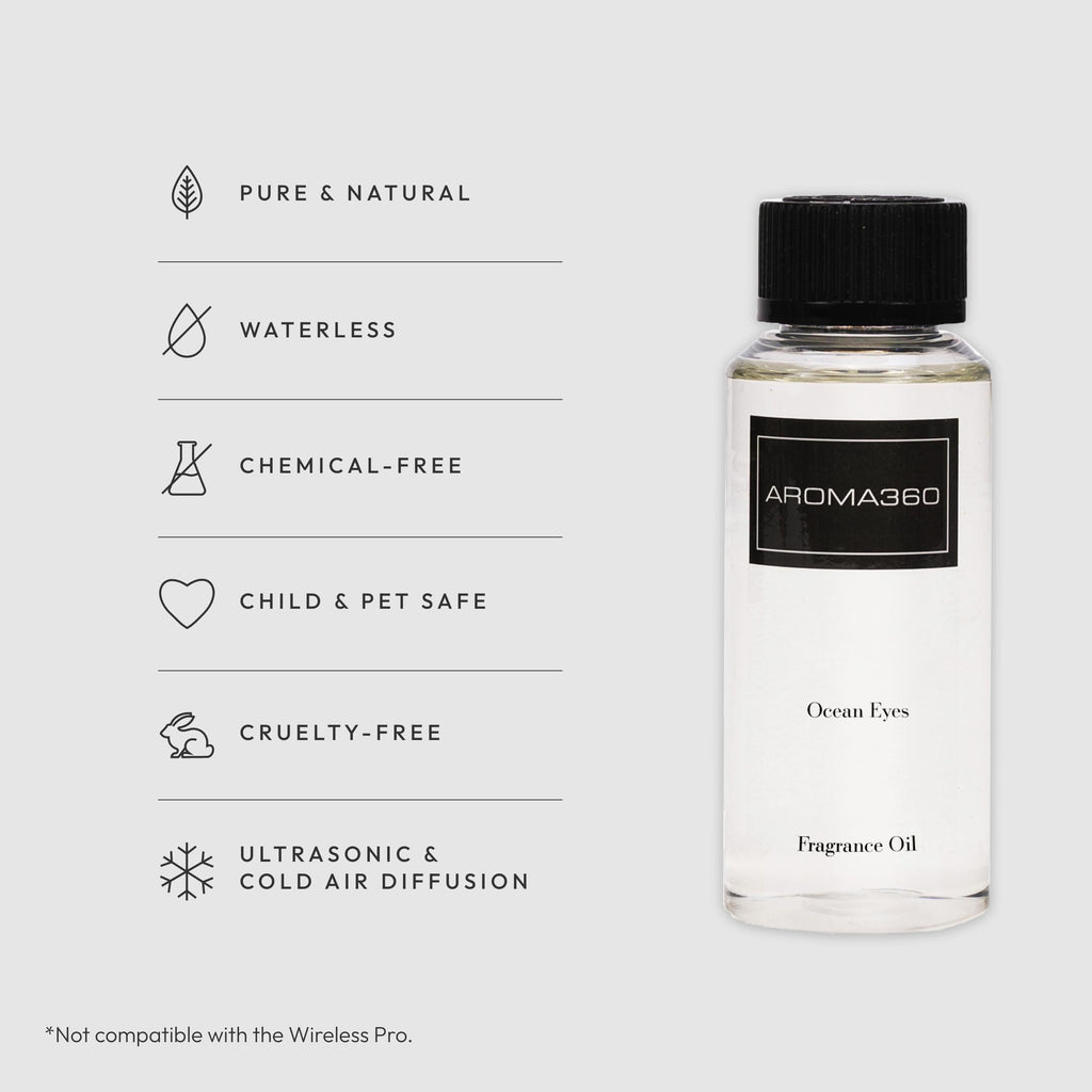 Aroma360 Ocean Eyes 120mL – Luxury Fragrance Oil for Diffusers