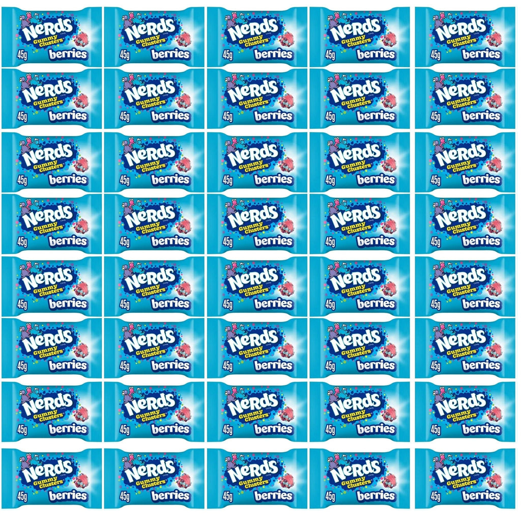 40 x Nerds Gummy Clusters Berries Fruit-Flavour Candy 45G