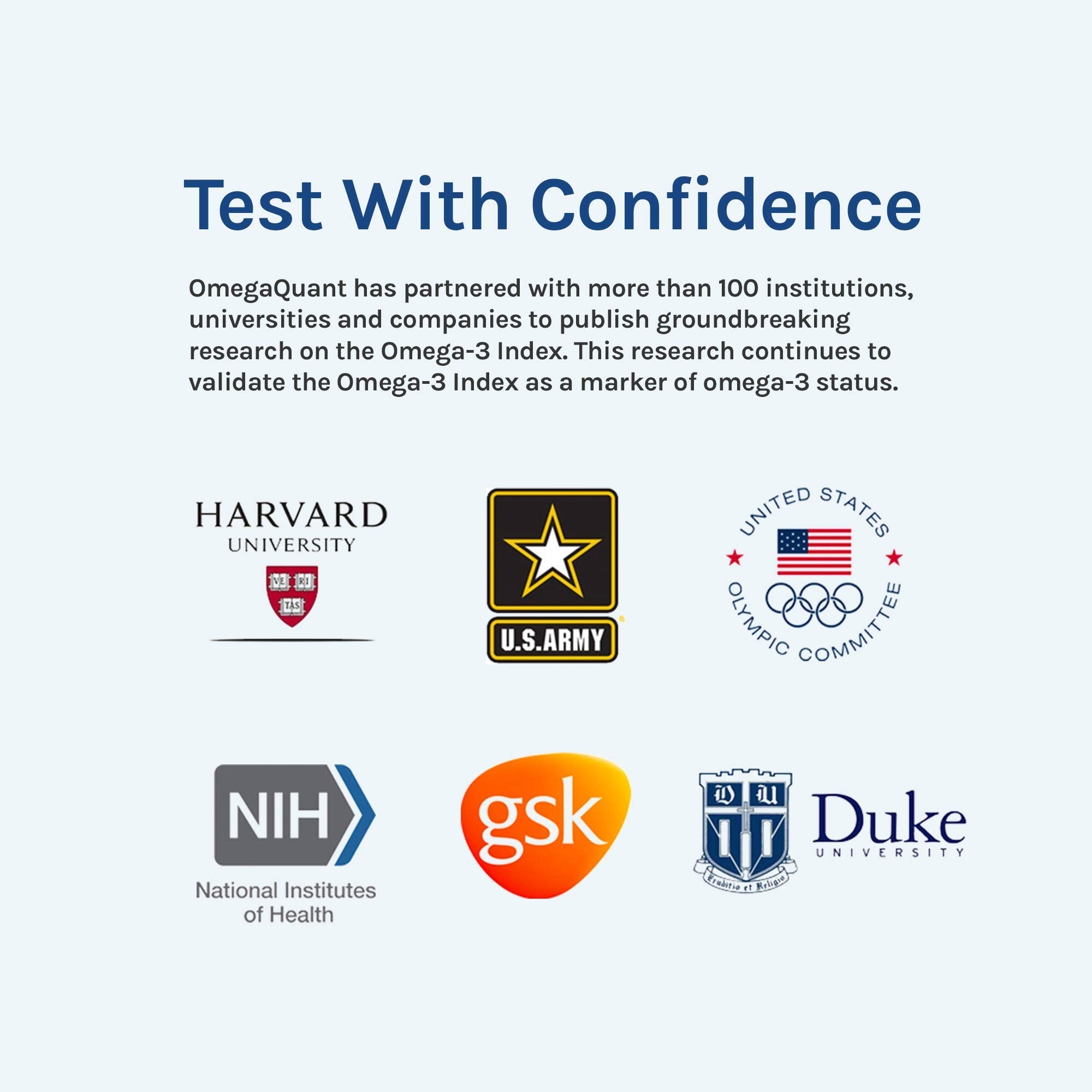 Omega Quant Omega-3 Index Complete Fatty Acid Profile Blood Test Kit | At-Home | Omega-3, Omega-6, Trans Fats