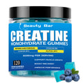 Aavlarla Creatine Monohydrate Gummies – 8000mg per Serving, Vegan, Sugar-Free, Blueberry Flavor, 120 Count