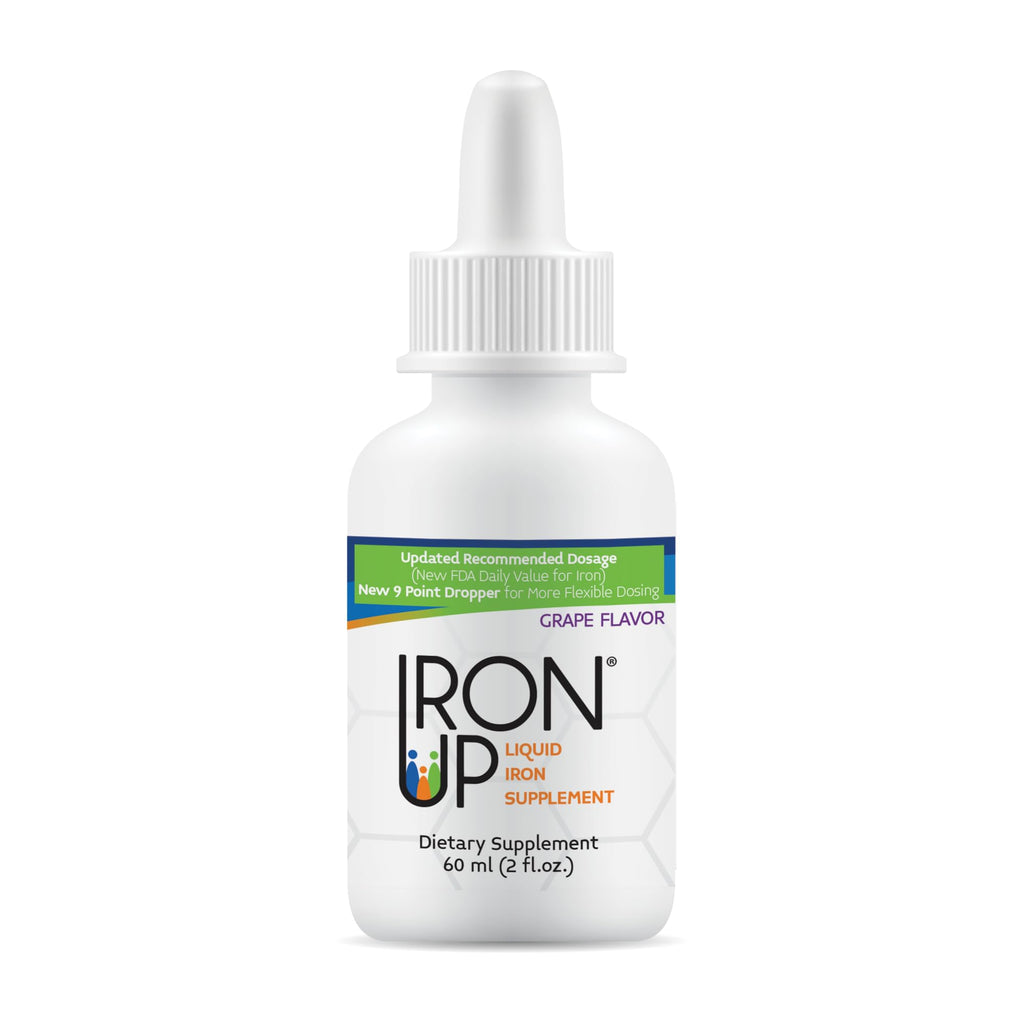A.C. Grace Iron Up – Liquid Iron Supplement with Grape Flavor, 2 fl oz (60 ml)