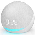 Acedeck Sound Machine Alarm Clock with 25 Sleep Sounds | Frost White