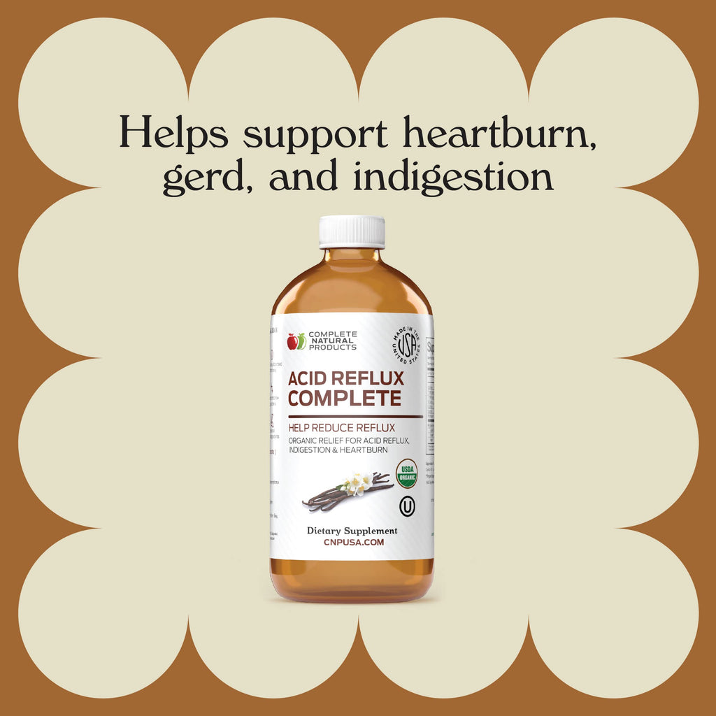 Acid Reflux Complete 8oz – Organic Liquid Heartburn Relief | Complete Natural Products