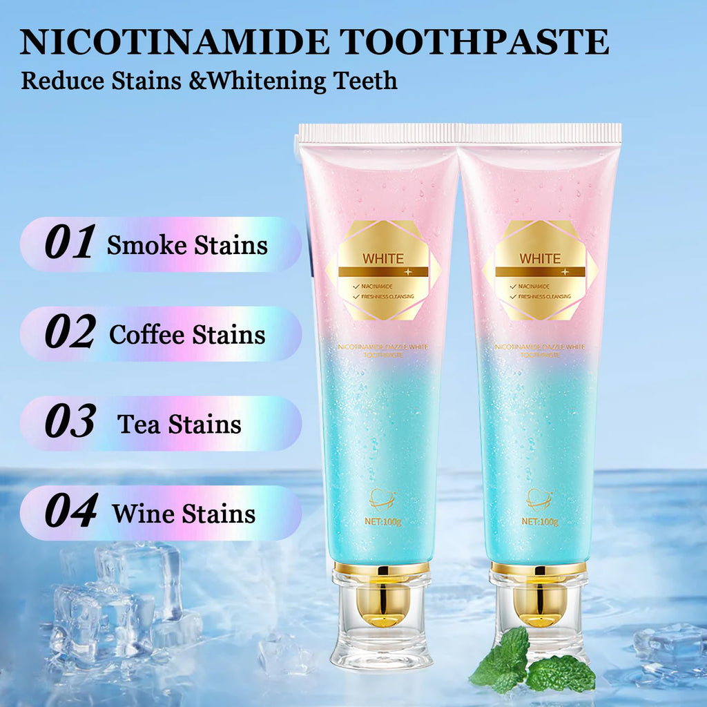 Acssart Niacinamide Whitening Toothpaste – 2 Pack