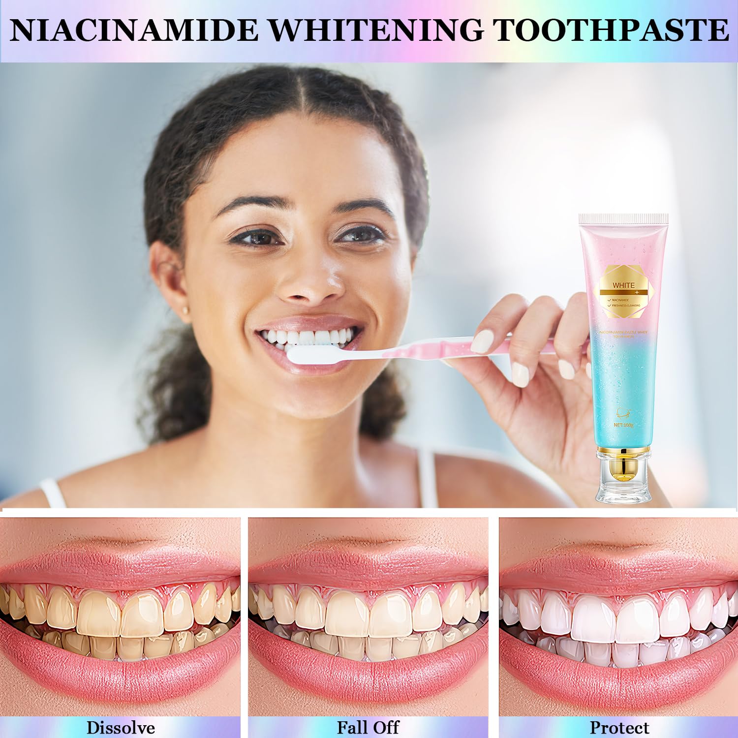 Acssart Niacinamide Whitening Toothpaste – 2 Pack