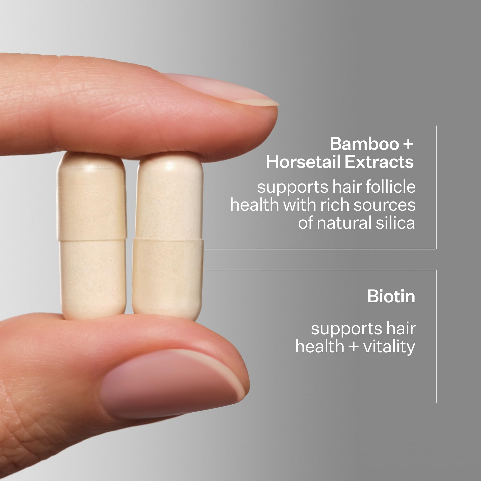 ACT+ ACRE Thick + Full Hair Capsules - Vegan Hair Support, 60ct