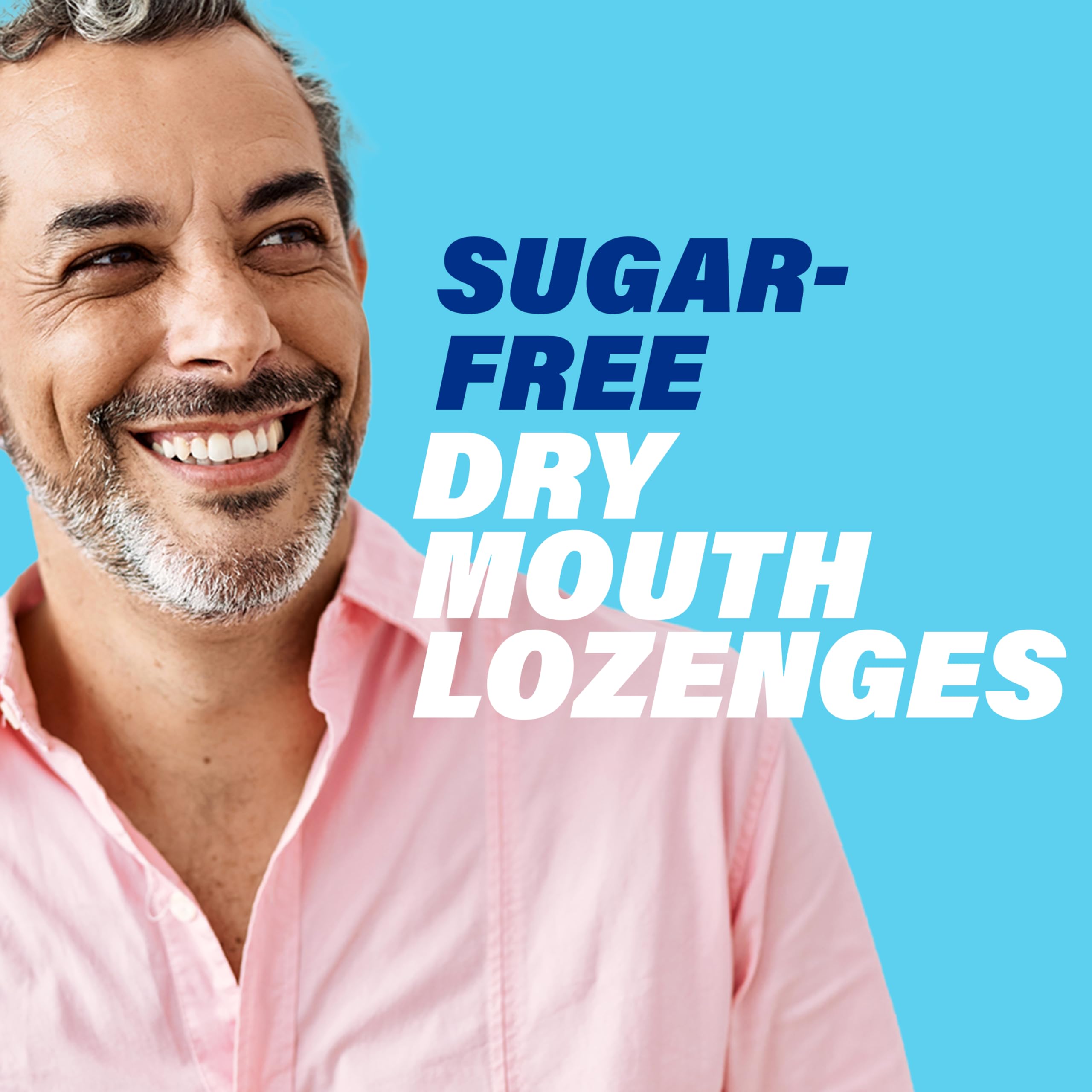ACT Dry Mouth Lozenges with Xylitol – Soothing Mint (18 Lozenges)