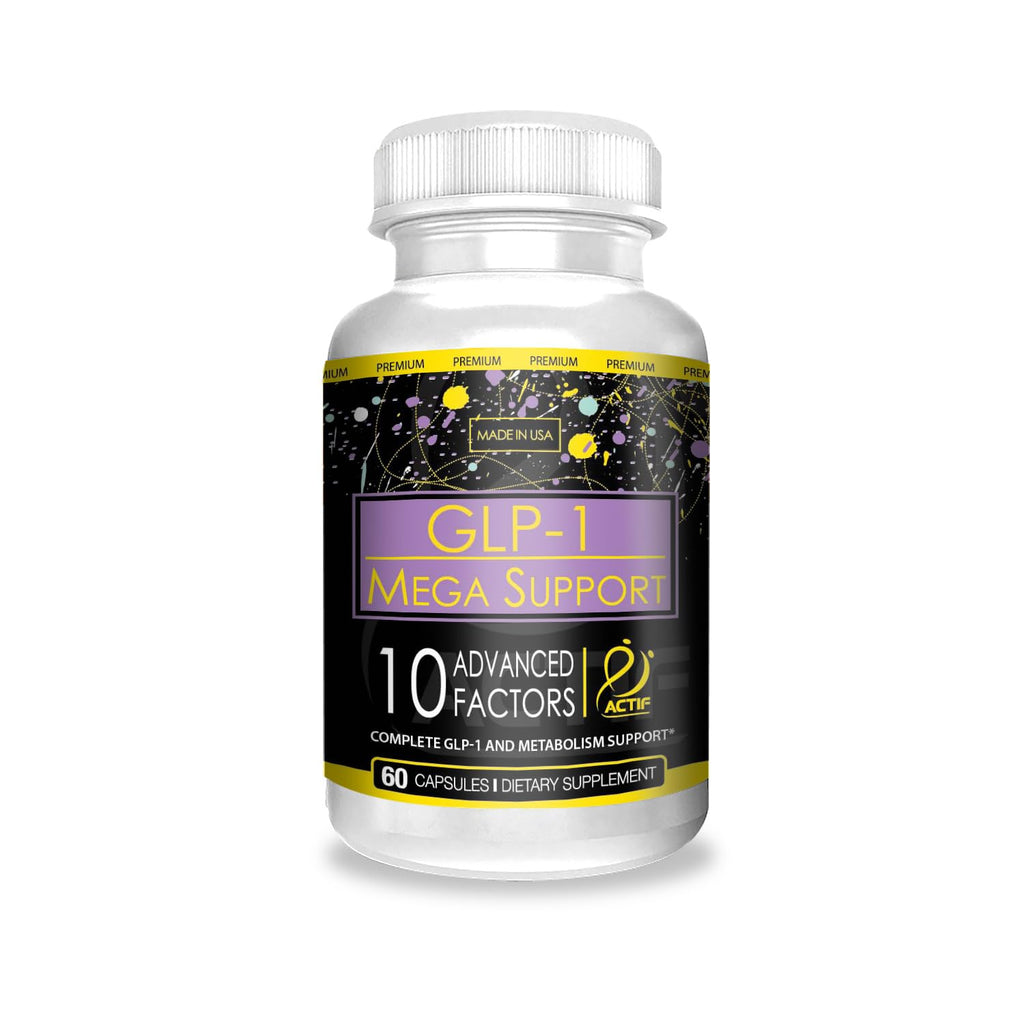 ACTIF GLP-1 Mega Support – 60 Count, Probiotics, Made in USA