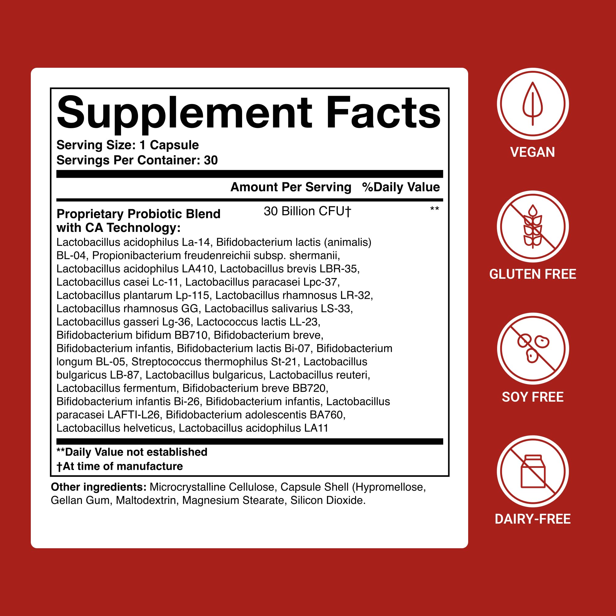 ActivatedYou Advanced Restorative Probiotic – 30 Strain Digestive & Immune Support
