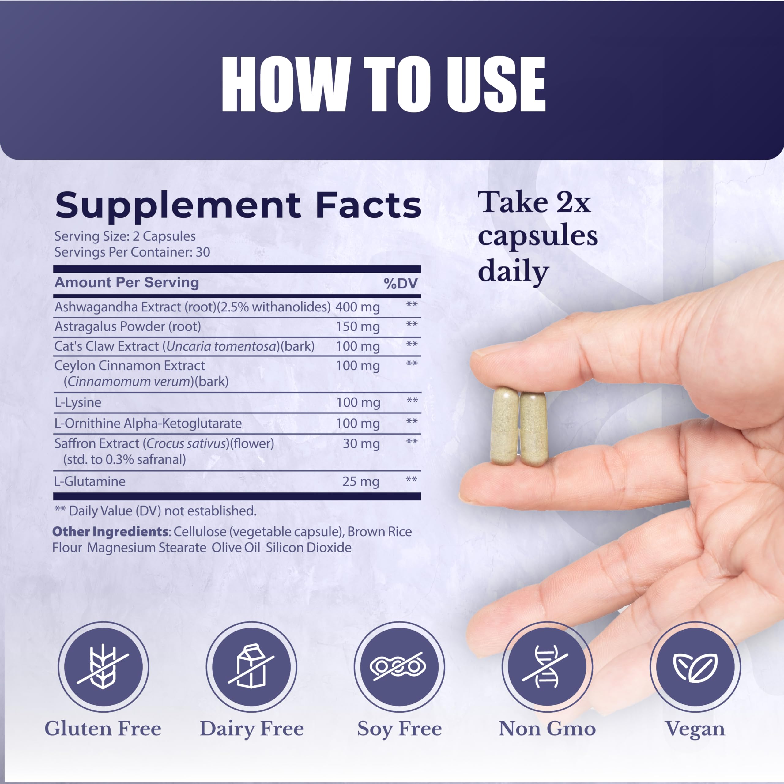 NATION HEALTH MD ActiveSpan Longevity Formula – Telomere Support with Ashwagandha & Cat’s Claw (60 Capsules)