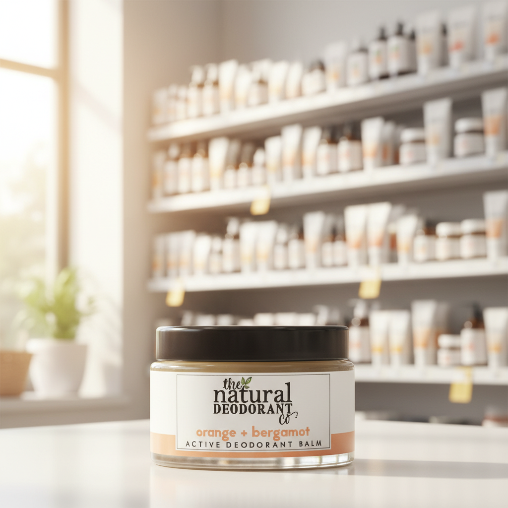 Natural Deo Co Deodorant Balm Orange + Bergamot - 55g