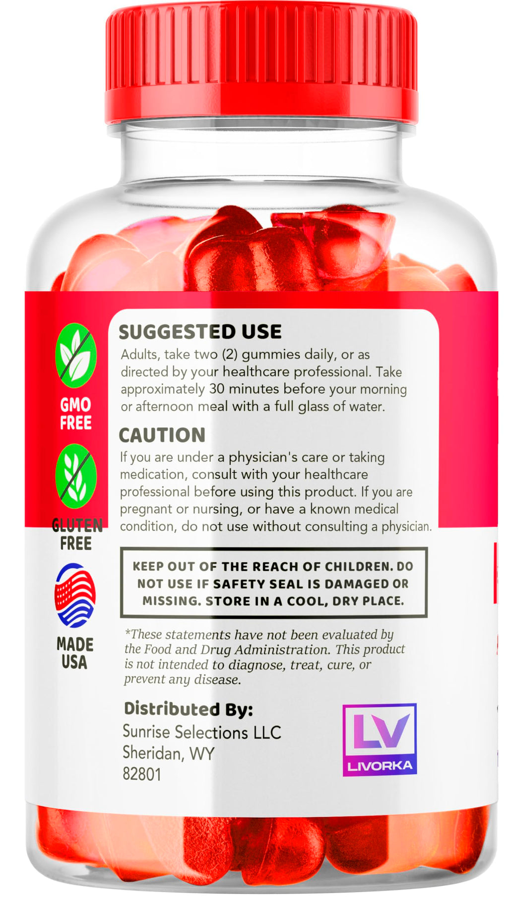 (2 Pack) ActivLife Keto ACV Gummies - Advanced Weight Loss