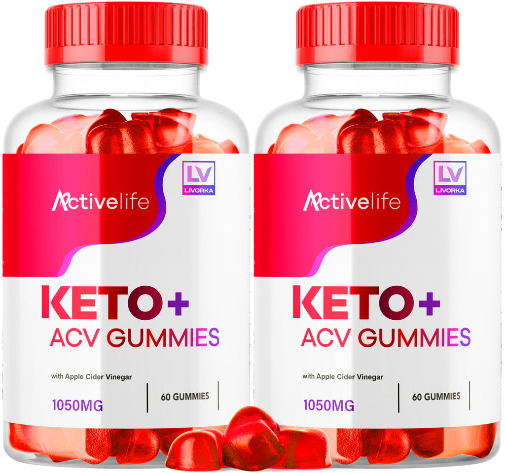 (2 Pack) ActivLife Keto ACV Gummies - Advanced Weight Loss