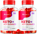 (2 Pack) ActivLife Keto ACV Gummies - Advanced Weight Loss