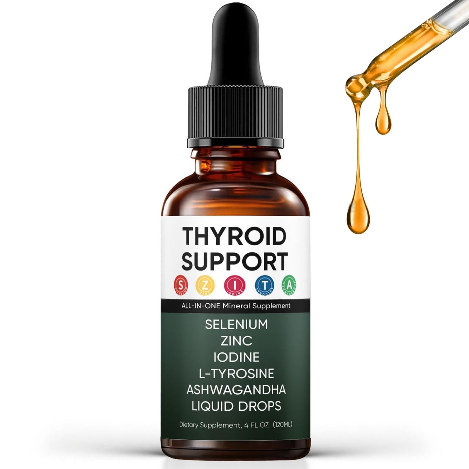 Actora Thyroid Support Liquid Drops – Berry Drop for Hormone Balance & Energy 120ml