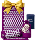 Acupressure Mat & Pillow Set – Therapy for Back & Neck Pain, Sciatica, Sleep Aid (Purple)
