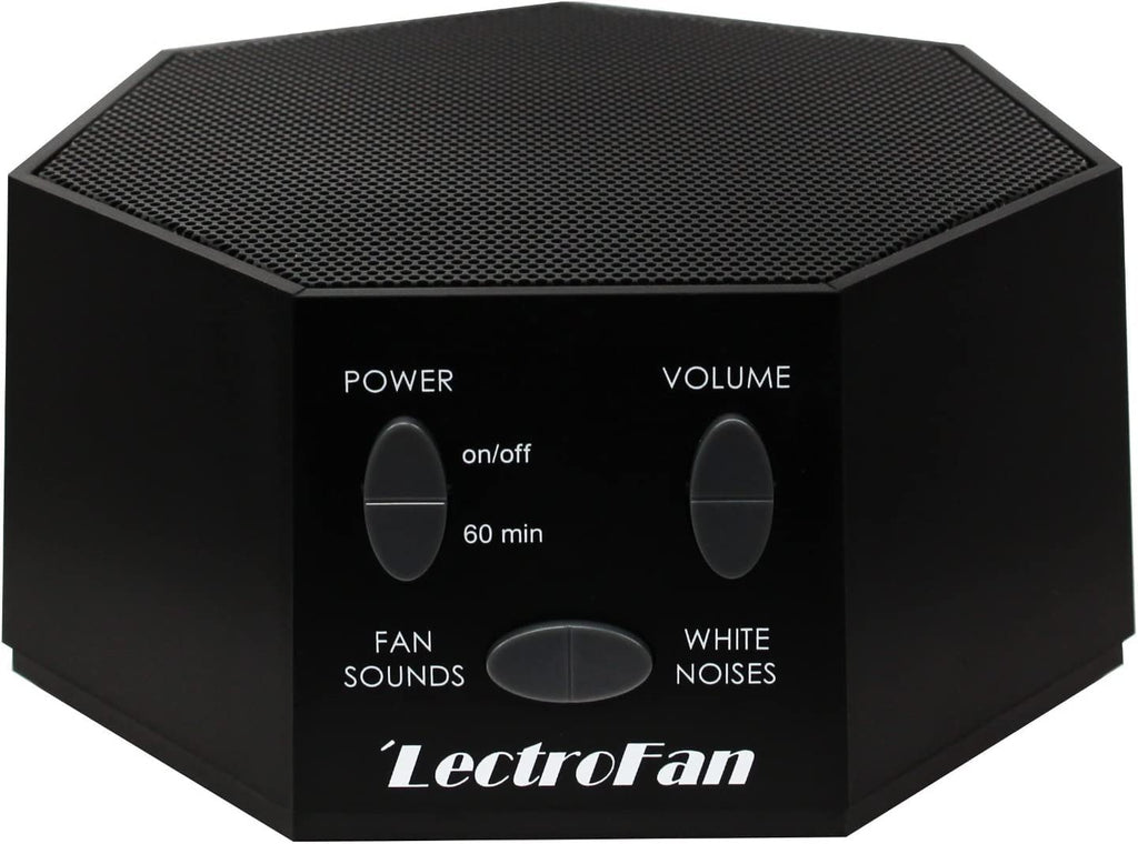 LectroFan Classic White Noise Machine by Adaptive Sound Technologies – Compact, Non-Looping Sounds for Sleep, Travel, and Study