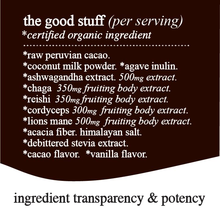 Adaptogen & Mushroom Cacao – Organic Cacao with Mushroom Extracts