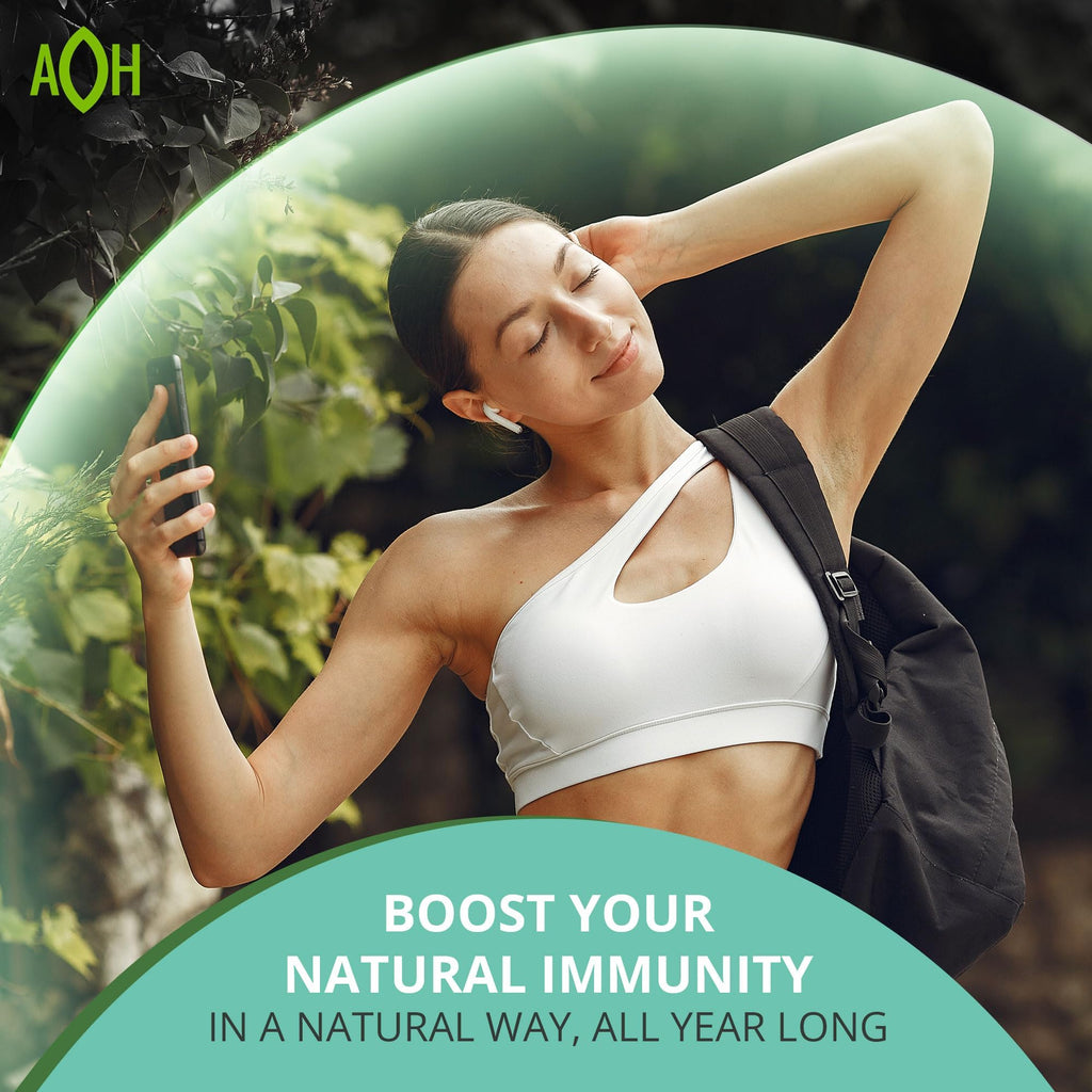 ADAPTOHEAL Immuneheal – Adaptogen Immune Booster with Schisandra Chinensis, Ginseng & Mushroom Extract (180 Capsules)