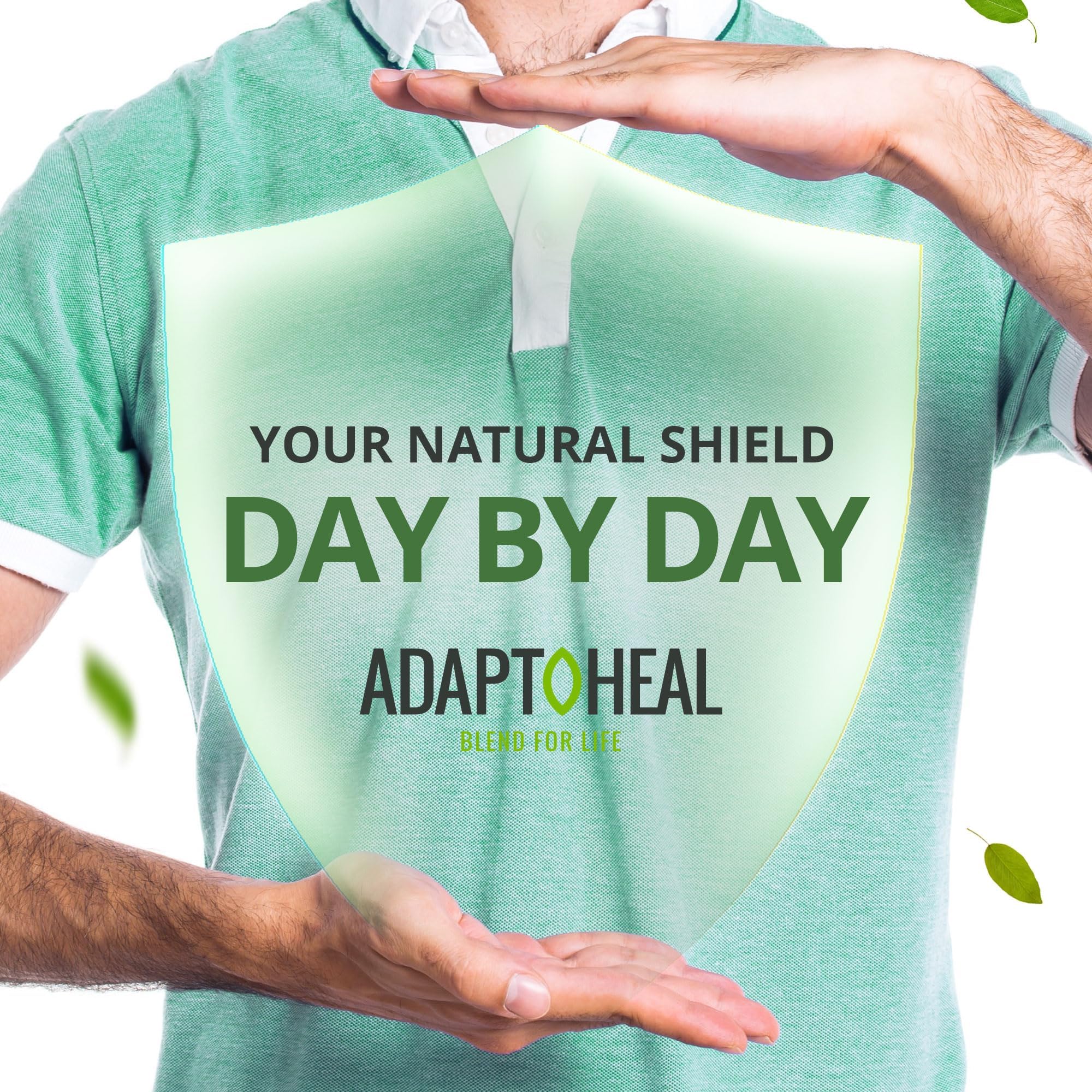 ADAPTOHEAL Immuneheal – Adaptogen Immune Booster with Schisandra Chinensis, Ginseng & Mushroom Extract (180 Capsules)