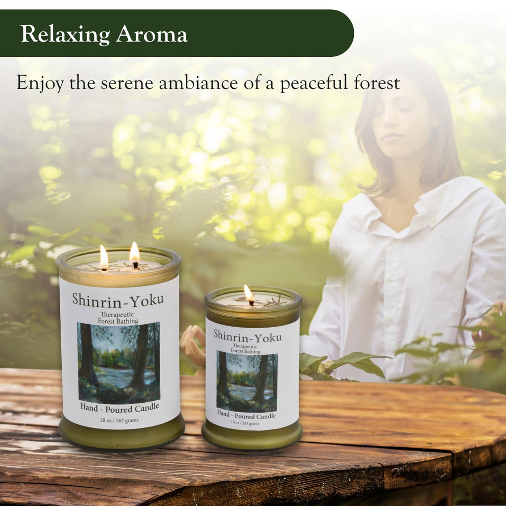 ADK Shinrin Yoku Scented Candle – 10 oz Soy Wax, Made in USA | Adirondack Fragrance & Flavor Farm