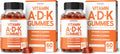 ADK Gummies Vitamin D3 K2 60 Sugar Free Gummies - 10000/5000iu - Raspberry Flavor | Vegan, Non-GMO, USA Made - Pack of 2