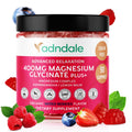 Adndale 90 ct Magnesium Glycinate Gummies with Ashwagandha & Taurate – Sugar-Free