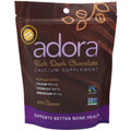 Adora Calcium Supplement Disk – Organic Dark Chocolate, 30 Count | 500 mg Calcium