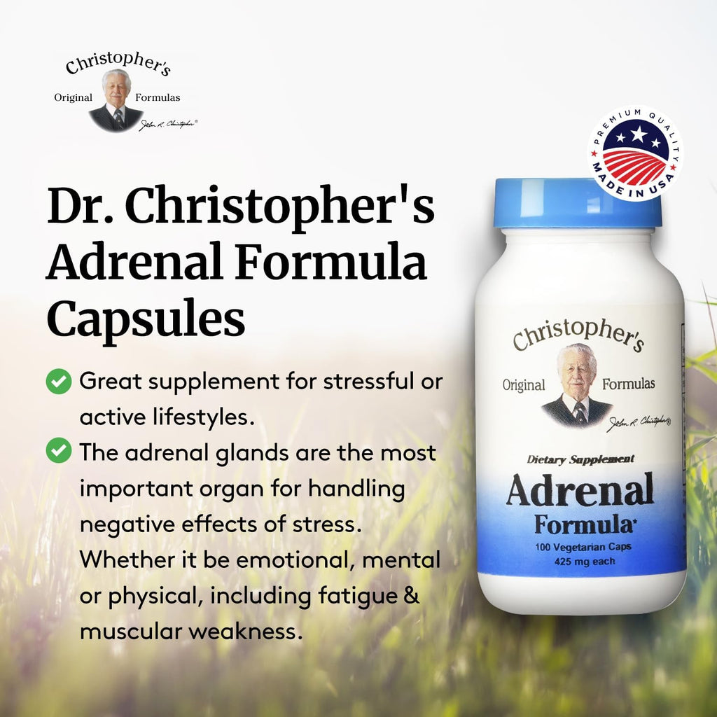 Christopher's Original Formulas Adrenal Formula – Stress & Adrenal Health