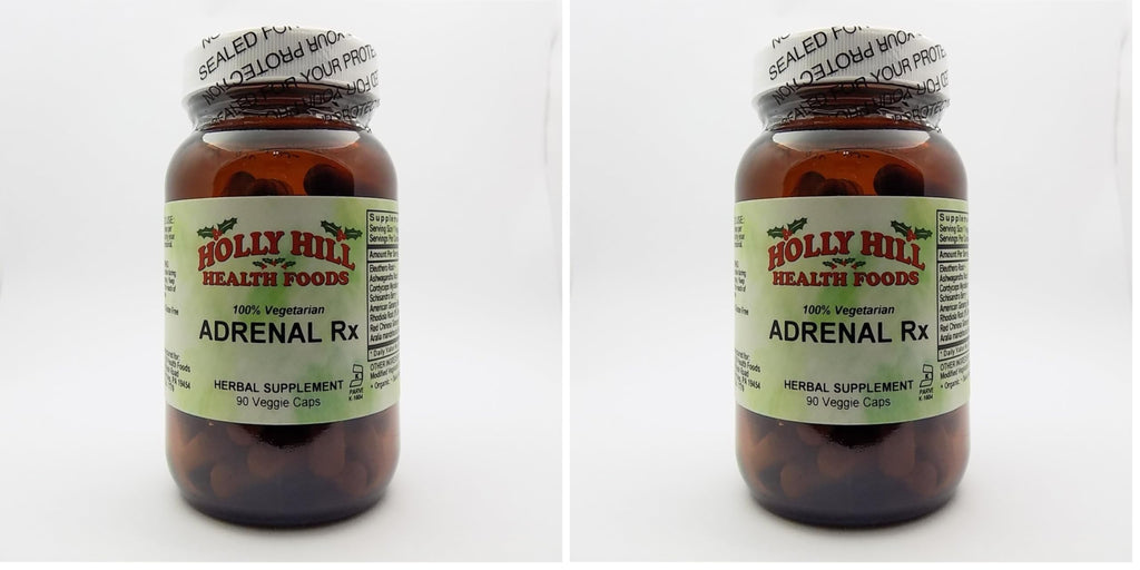 Holly Hill Health Foods – 100% Vegetarian Adrenal Rx (2-Pack) – 90 Vegetarian Capsules