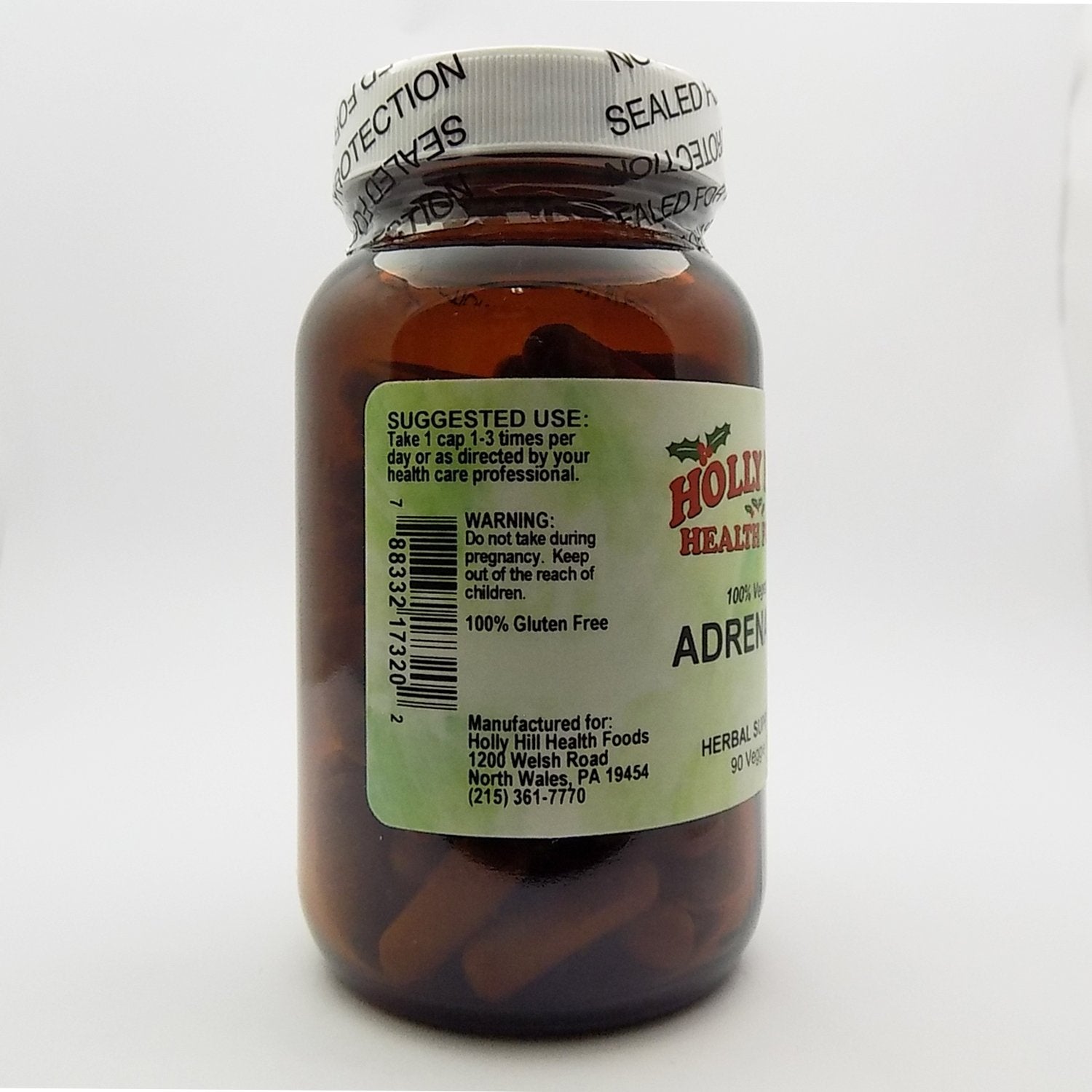 Holly Hill Health Foods: Adrenal Rx 100% Vegetarian, 90 Vegetarian Capsules