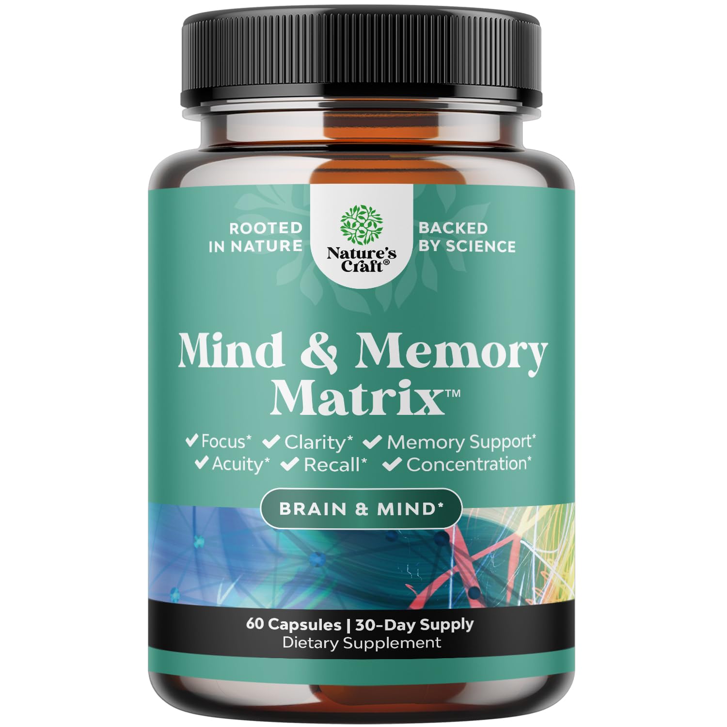 Advanced Brain Supplement for Memory and Focus | Nootropics for Adults