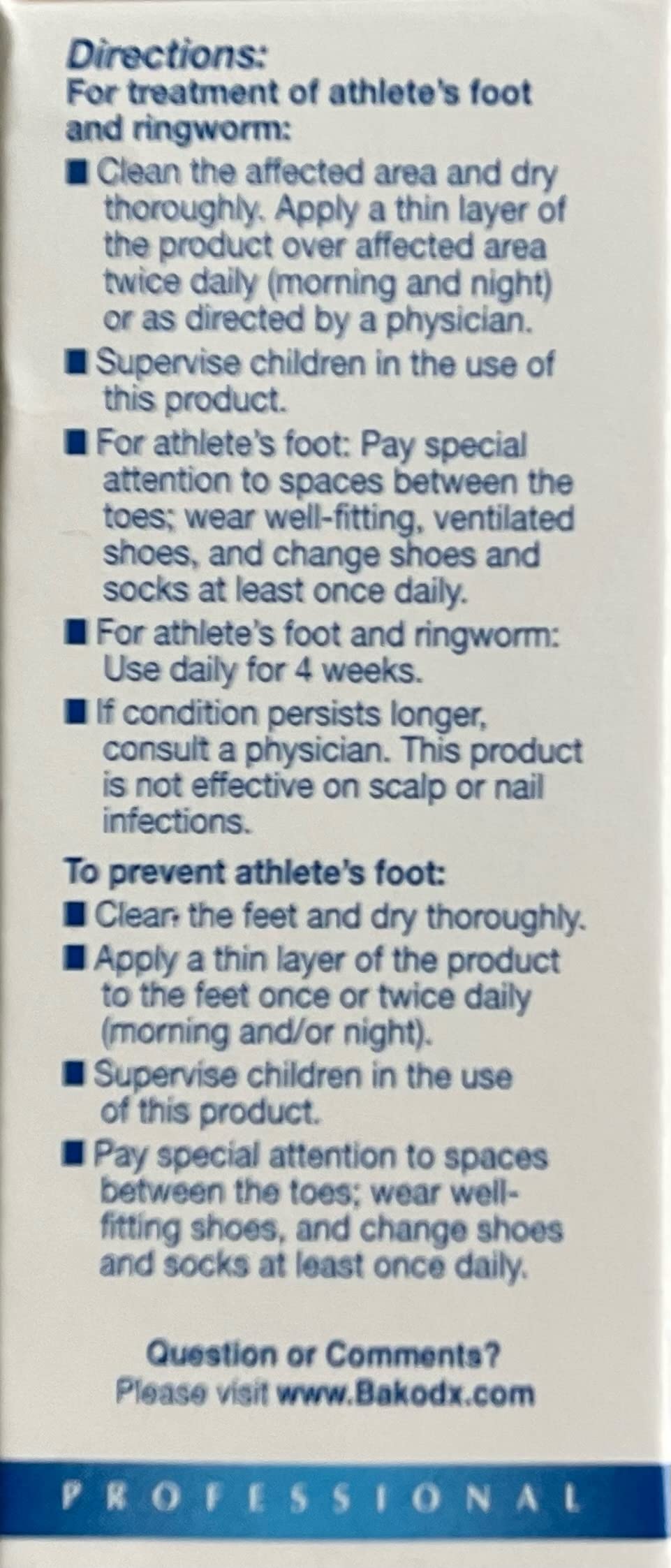 Clarus Solution Antifungal 1% – Advanced Footcare | 0.5 fl oz