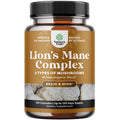 Advanced Lion's Mane Mushroom Supplement - Brain Health & Focus - 120 Caps