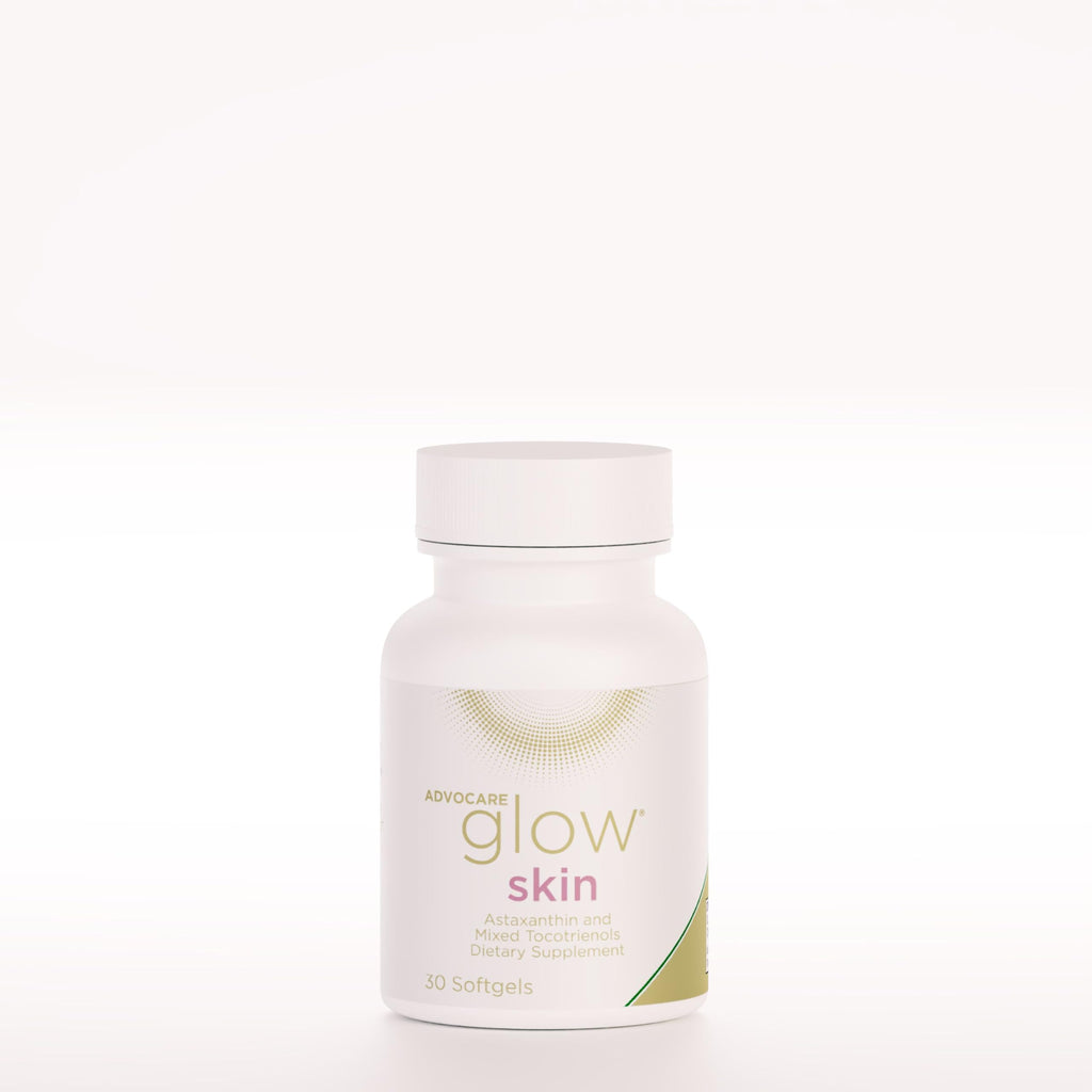 AdvoCare Glow Skin – Glowing Skin Supplement with Astaxanthin, Tocotrienols & Vitamin E (30 Softgels)