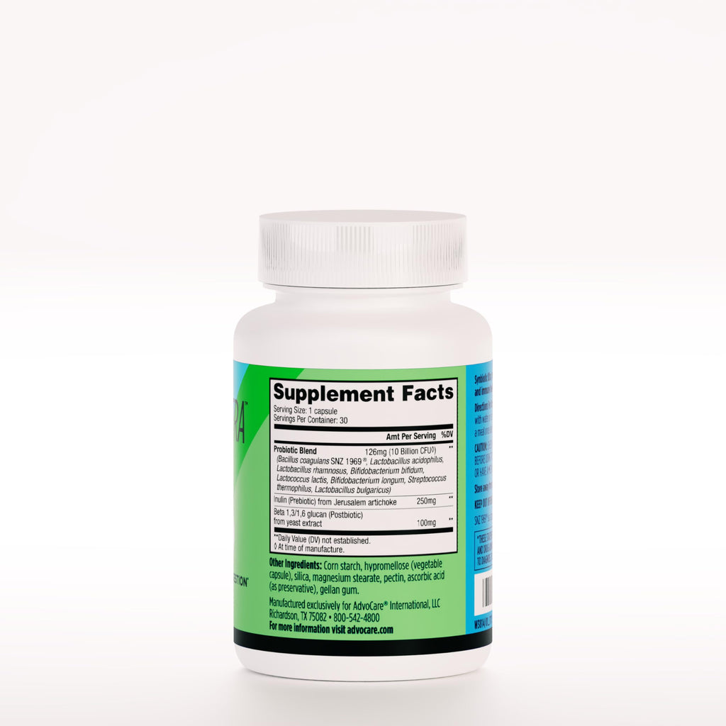 AdvoCare Synbiotic Ultra – Digestive & Immune Support (10B CFUs, 8 Probiotic Strains)