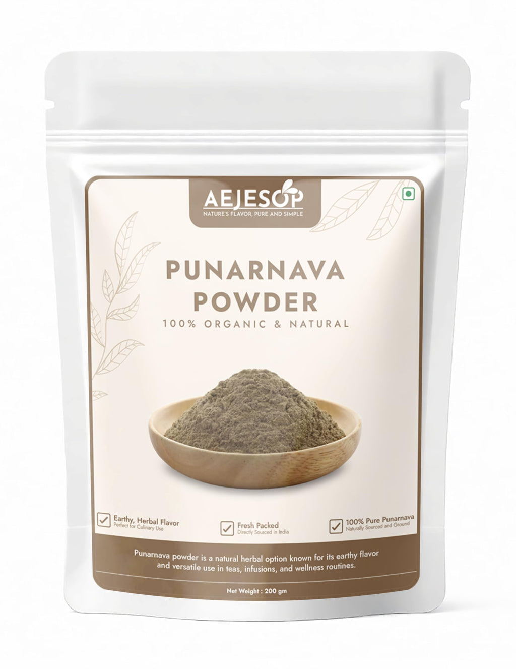 AEJESOP Punarnava Powder – Boerhavia Diffusa, 7oz (200g) | Herbal Supplement