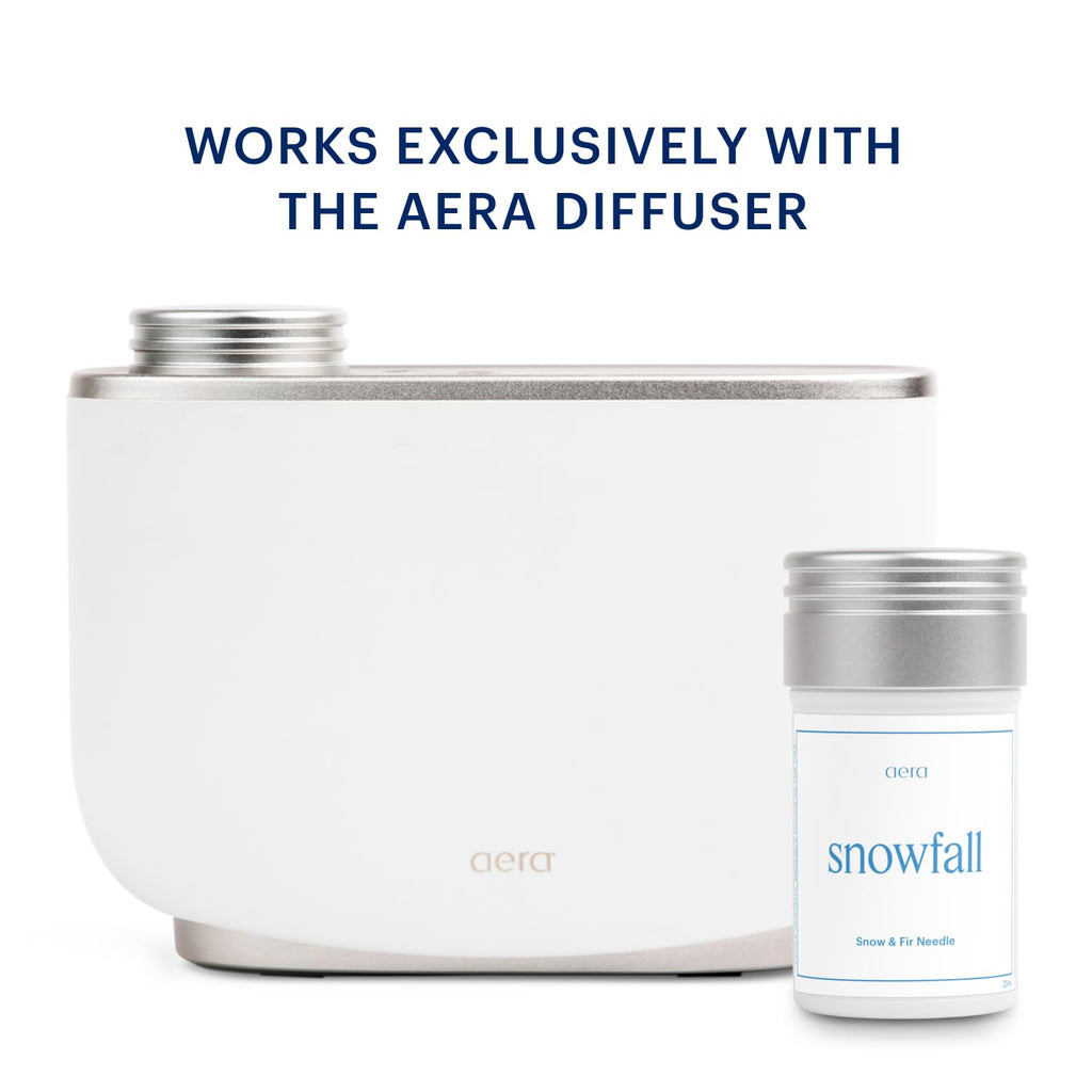 Aera Snowfall – Smart Home Scent Refills | Crisp Winter & Pine | Up to 3 Months