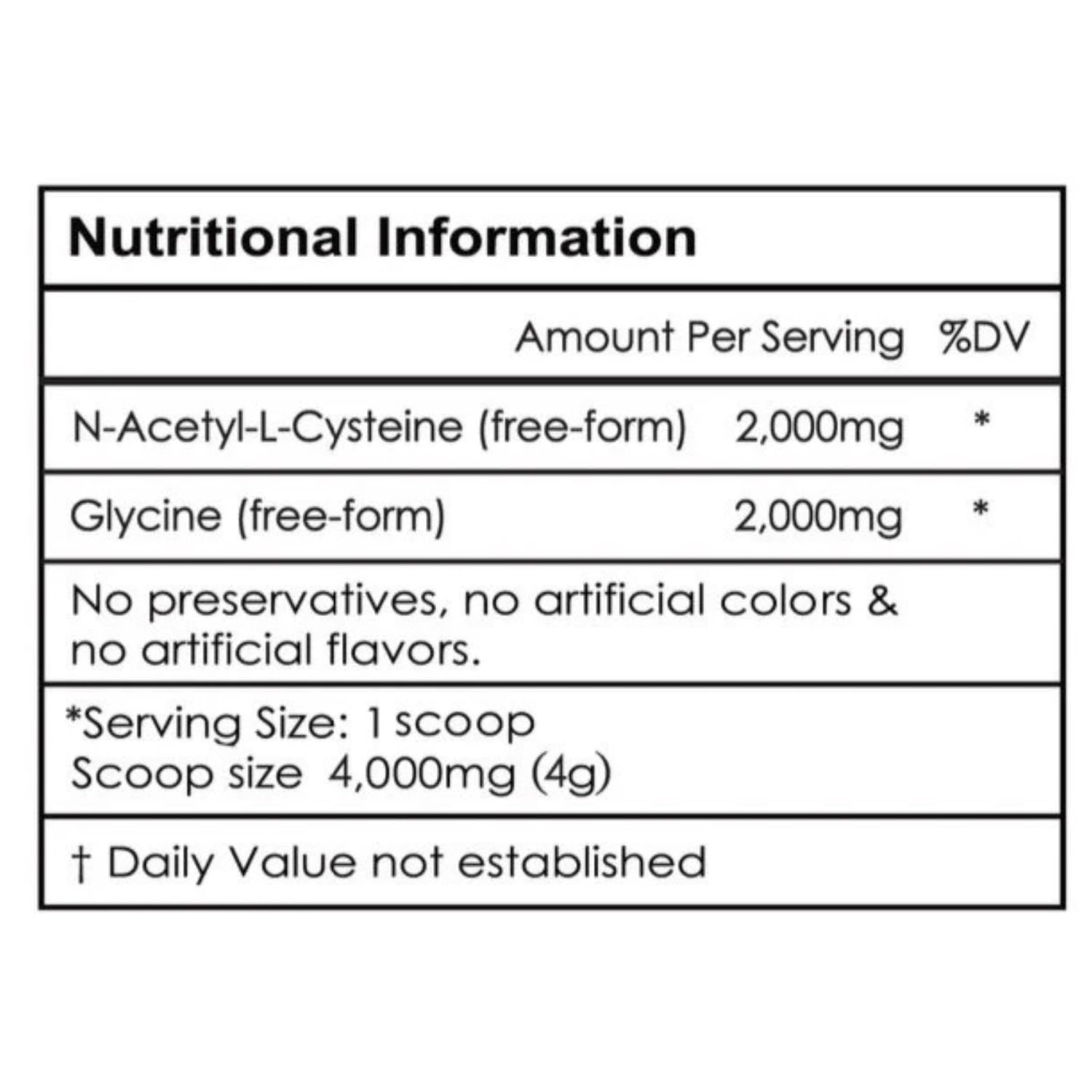 Aeternum GLYNAC Powder 120g – GlyNAC for Cellular & Mitochondrial Health