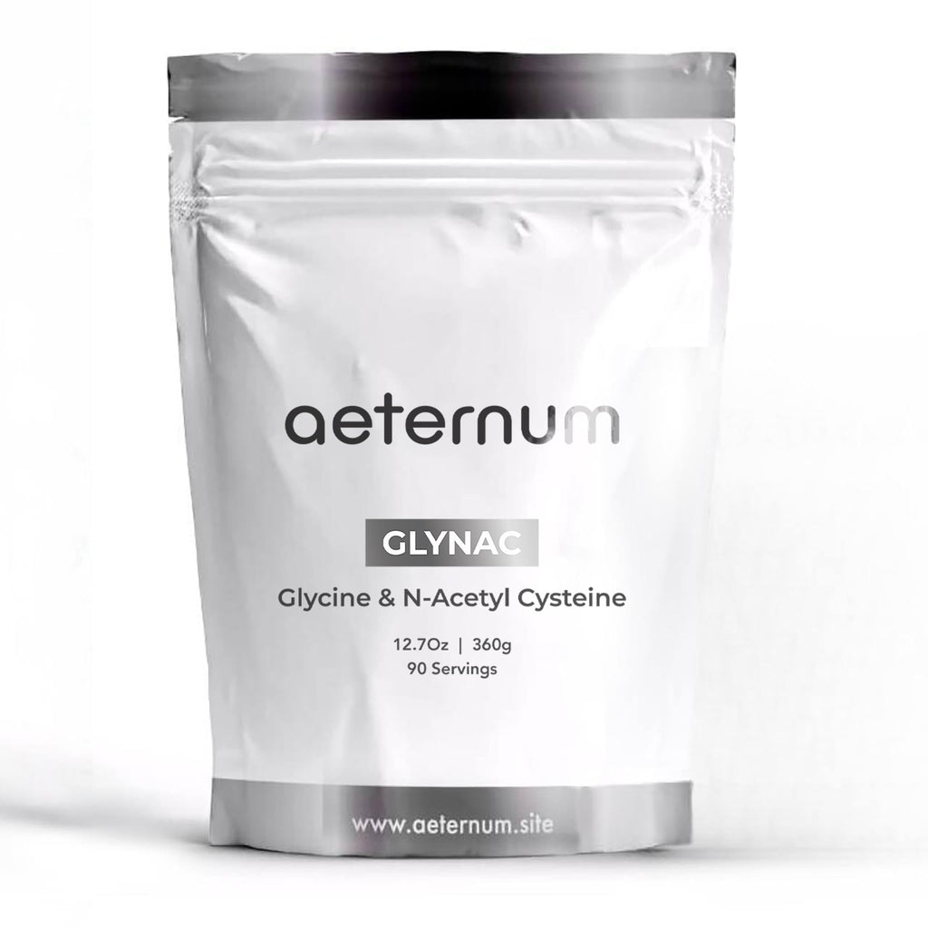 Aeternum GlyNAC Glycine & NAC Powder 360g | Purity Tested