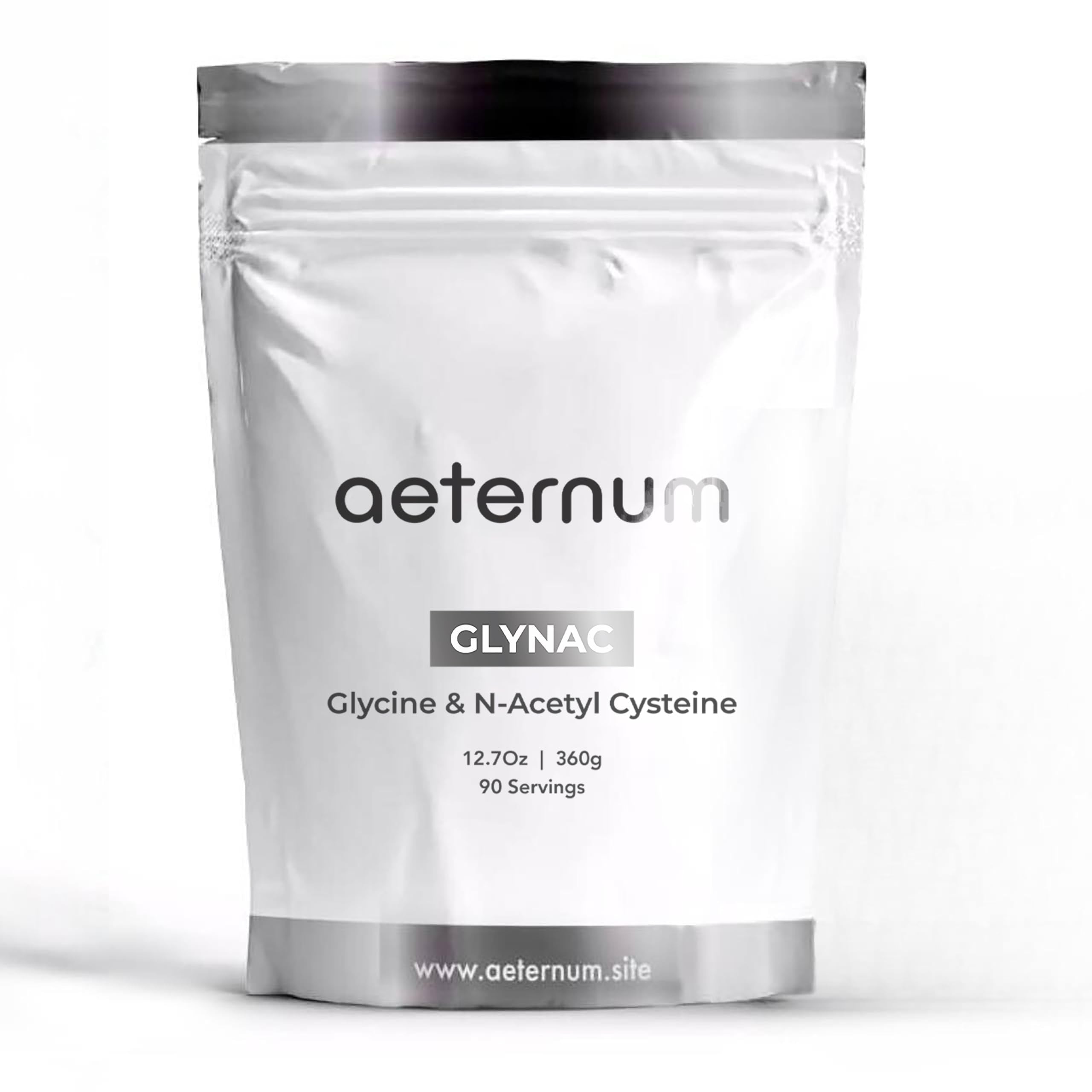 Aeternum GlyNAC Glycine & NAC Powder 360g | Purity Tested
