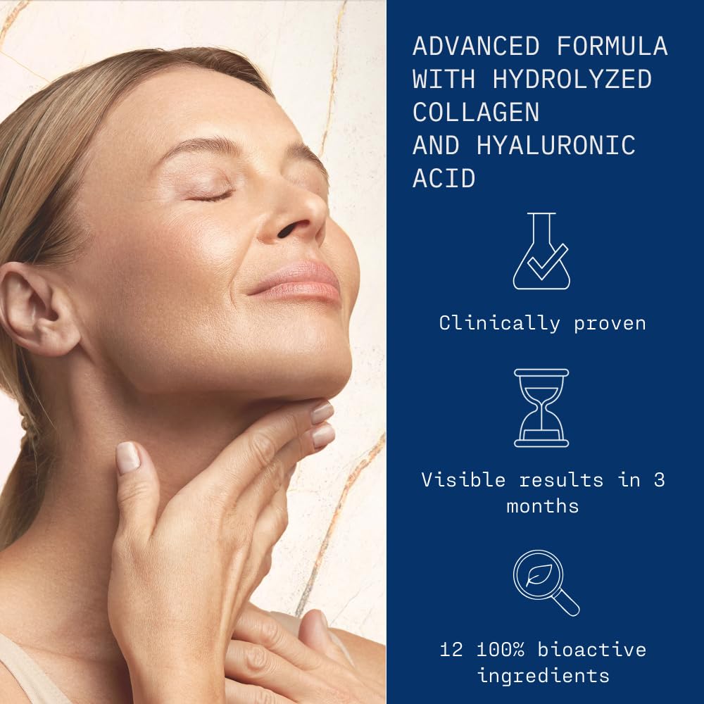 AETHERN Liquid Skin Care Supplement with Collagen + Hyaluronic Acid | Ready-to-Drink, UV Protection, 28 Servings