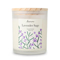 Aeviva Lavender Sage Scented Candle – 11oz Soy Wax, 60 Hour Burn