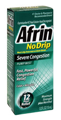 Afrin No Drip Severe Congestion Pump Mist 15 mL – Pack of 6