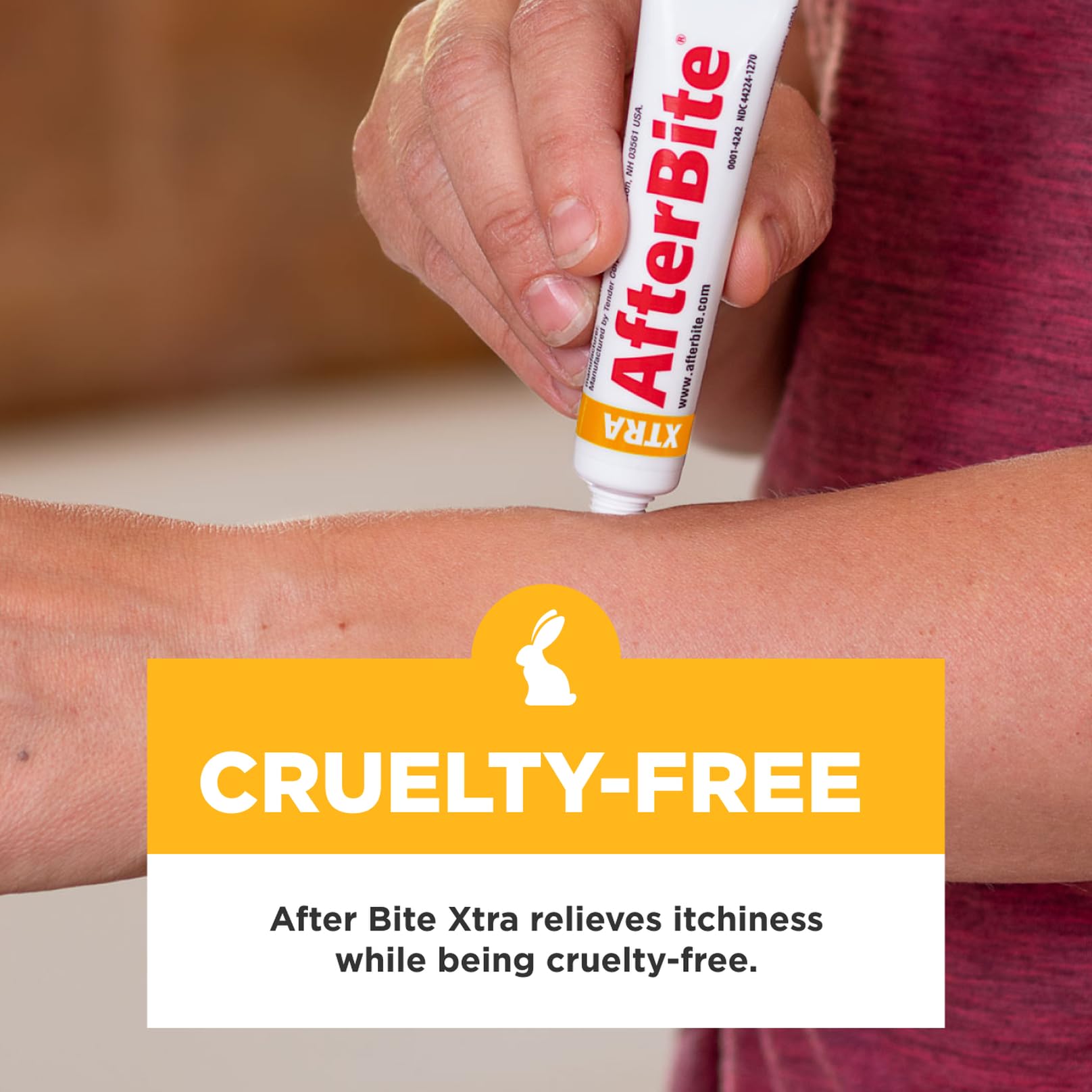 After Bite Xtra Formula Gel - Itch Relief with Diphenhydramine HCl | 0.7 oz Travel Pack (4 Pack) - Mosquito, Bee & Fire Ant Bites