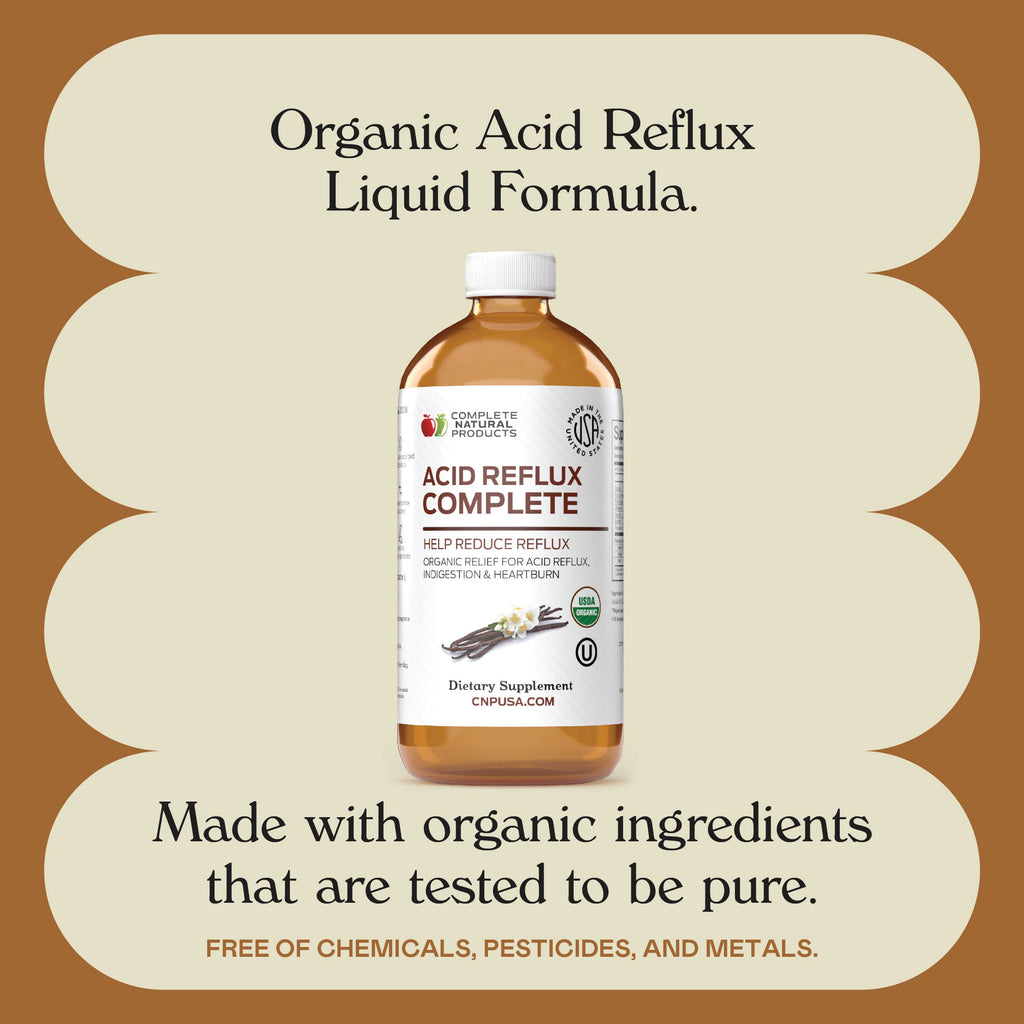Acid Reflux Complete 8oz – Organic Liquid Heartburn Relief | Complete Natural Products