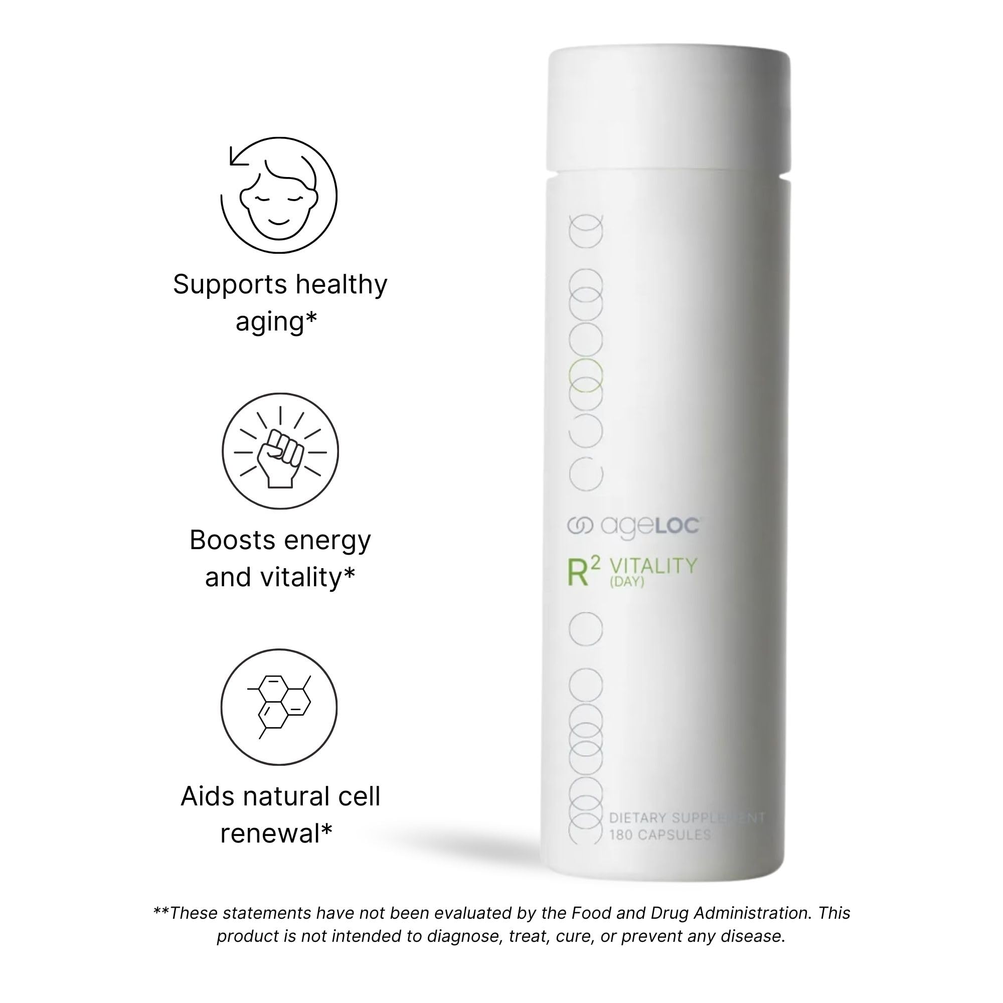 ageLOC Nu Skin R² Day (Vitality) – Supports Cellular Purification and Youthful Gene Expression