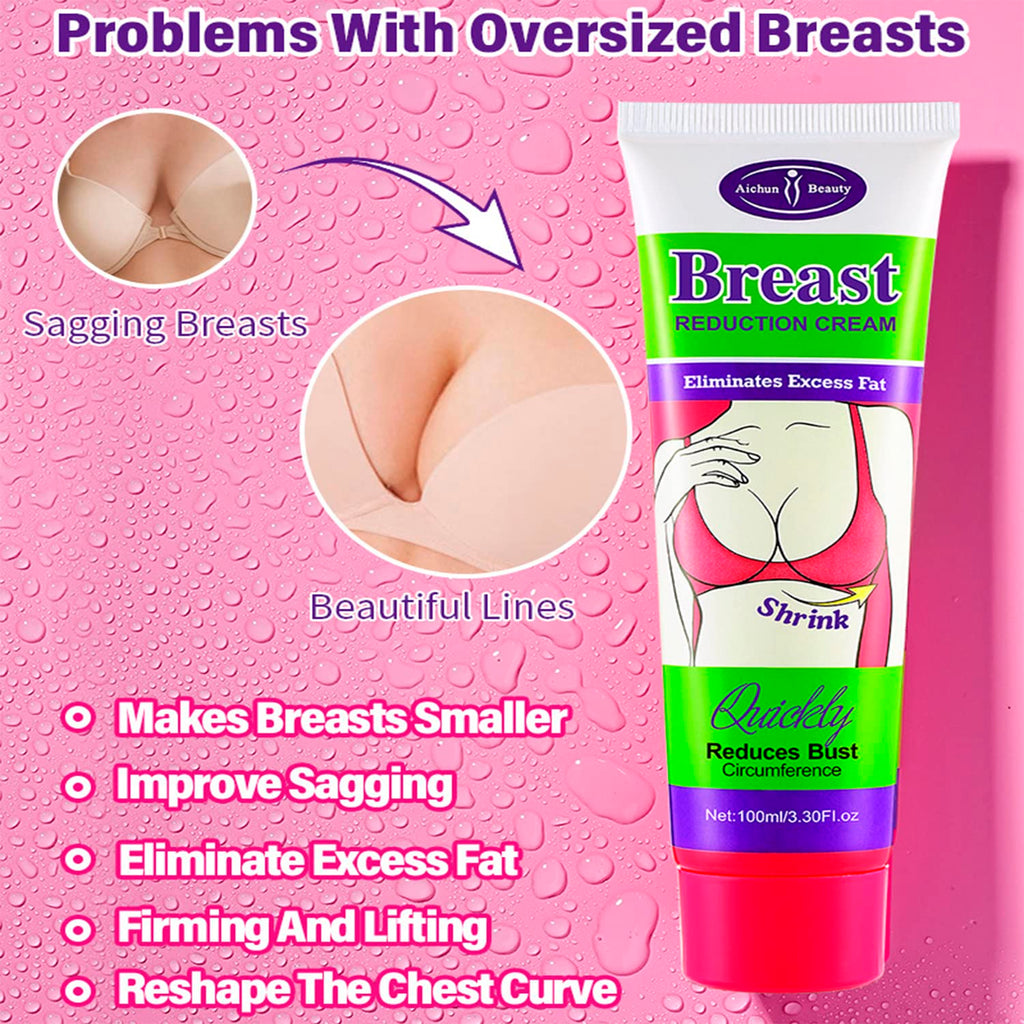 AICHUN BEAUTY Breast Reduction Cream – Slimming & Shaping, 100ml (Pack of 2)